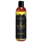 Intimate Earth Relax - masszázsolaj - citromfű-kókusz (120 ml)