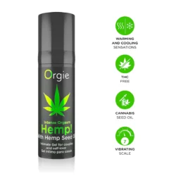 Orgie Hemp! Intense Orgasm - stimuláló intim gél nőknek és férfiaknak (15 ml)