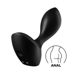 Satisfyer Backdoor Lover - vízálló, akkus, anál vibrátor - fekete