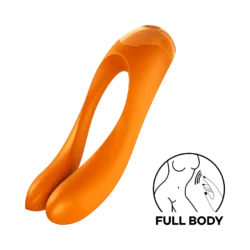 Satisfyer Candy Cane - vízálló, akkus, kétágú vibrátor