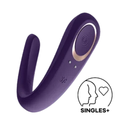 Satisfyer Double Classic - vízálló, akkus, párvibrátor