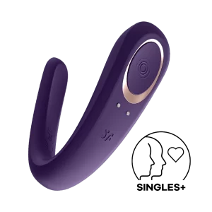 Satisfyer Double Classic - vízálló, akkus, párvibrátor