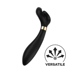 Satisfyer Endless Fun - akkus, vízálló párvibrátor - fekete