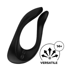 Satisfyer Endless Joy - akkus, vízálló párvibrátor - fekete