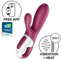 Satisfyer Hot Bunny - okos, csiklókaros melegítő vibrátor