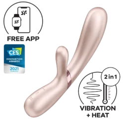 Satisfyer Hot Lover - okos, vibrátor - rosegold