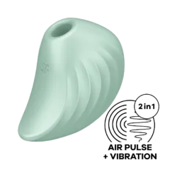 Satisfyer Pearl Diver - akkus, léghullámos csiklóvibrátor - menta