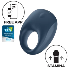 Satisfyer Strong One - okos, vibrációs péniszgyűrű