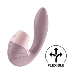 Satisfyer Supernova - akkus, léghullámos 2in1 vibrátor - lila