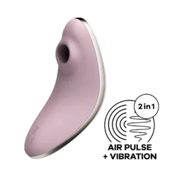 Satisfyer Vulva Lover 1 - akkus, léghullámos csiklóvibrátor - lila
