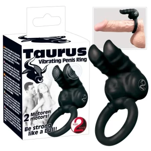 You2Toys - Taurus - dupla-motoros, vibrációs péniszgyűrű