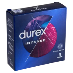 Durex Intense - bordázott, pontozott óvszer