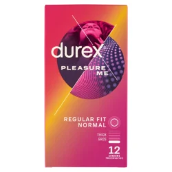 Durex PleasureMe - bordás, pontozott óvszer