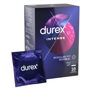 Durex Intense - bordázott, pontozott óvszer