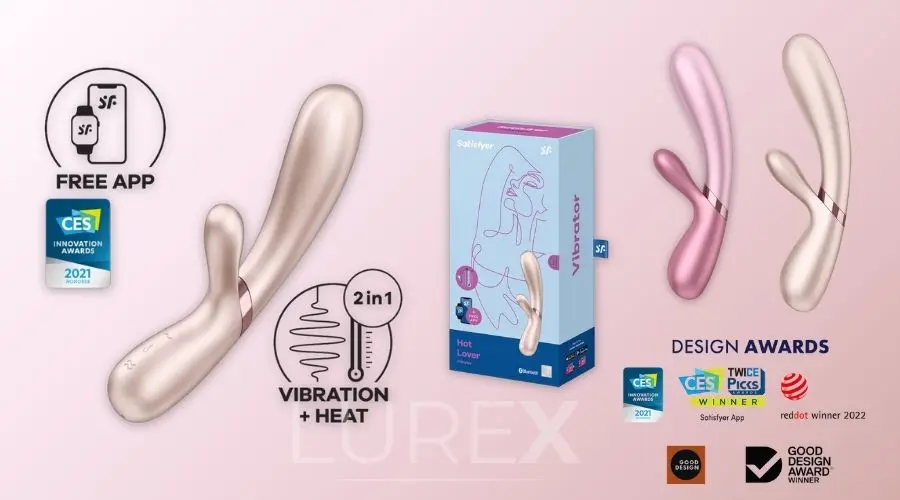 Satisfyer Hot Lover – intelligens, okos vibrátor hőfunkcióval és appvezérléssel az intenzív élvezetért.