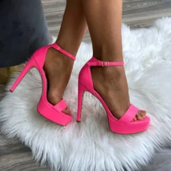 Glamour Rise - platformos, tűsarkú szandál