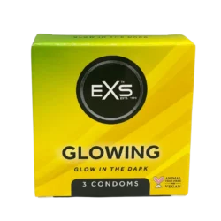 EXS Glow - világító óvszer - 3 db