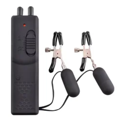 Fetish - rezgő mellbimbó csipesz