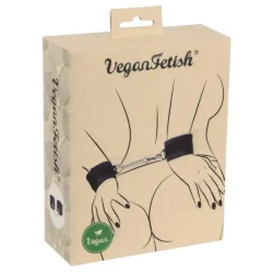 Vegan Fetish - csukló bilincs rövid lánccal