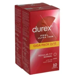 Durex Feel Ultra Thin - ultra élethű óvszer (2x10 db)