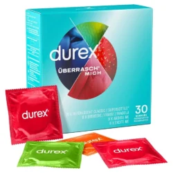 Durex - ízesített óvszer csomag (30 db)