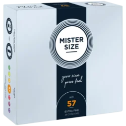 Mister Size vékony óvszer - 57 mm - 36 db