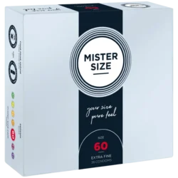Mister Size vékony óvszer - 60 mm - 36 db