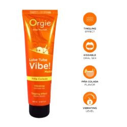 Orgie Lube Tube - bizsergető intim gél - Pina Colada (100 ml)