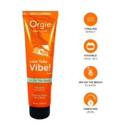 Orgie Lube Tube - bizsergető intim gél - Sex on the Beach (100 ml)
