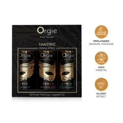 Orgie Tantric - érzéki masszázsolaj szett (3x30 ml)