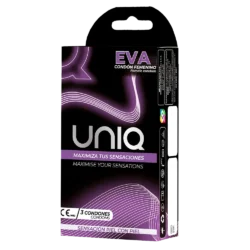Uniq Eva - latexmentes női óvszer (3 db)