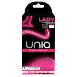 Uniq Lady - női óvszer (3 db)