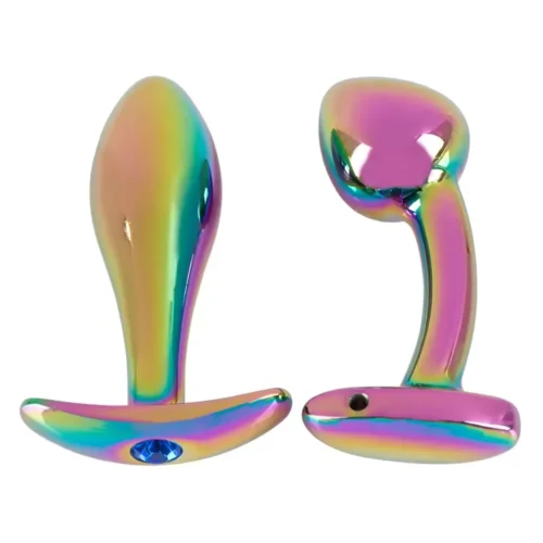 anos-metal-rainbow-fem-anal-plug-szett-2-reszes-arany-anal-szex-kellekek-anal-plugok-kupok-uveg-fem-dildok-1.webp