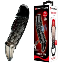 Pretty Love Cecelia - heregyűrűs, vibrációs péniszköpeny