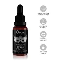 Orgie Orgasm Drops Intense - stimuláló intim gél nőknek (30 ml)