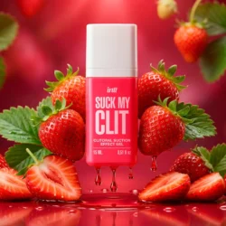 Intt Suck My Clit - klitorisz stimuláló gél nőknek - eper (15 ml)