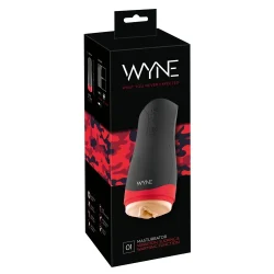 WYNE 01 - akkus, rezgő-szívó, melegítő maszturbátor