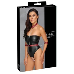 Cottelli Bondage - fényes body karbilincsekkel