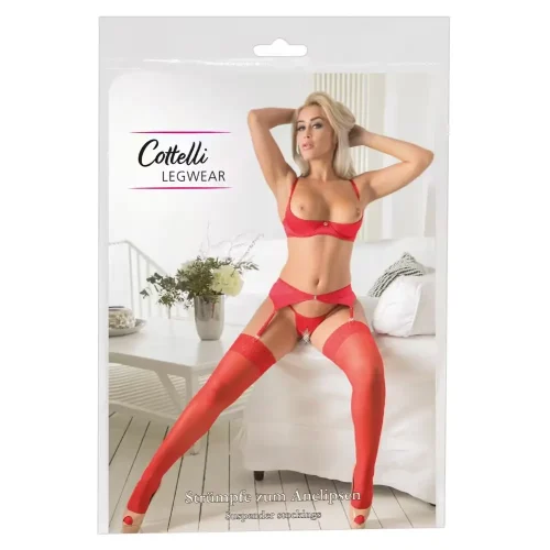 cottelli-csipkes-harisnya-piros