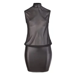 Cottelli Plus Size - fényes sifonruha