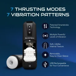 Dreamtoys Blowtech - rezgő, fel-le mozgó maszturbátor