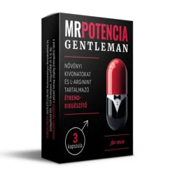 MrPotencia Gentleman - potencianövelő étrend-kiegészítő férfiaknak (3 db)