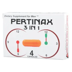Pertinax 3in1 Plus - potencianövelő étrend-kiegészítő férfiaknak (4 db)