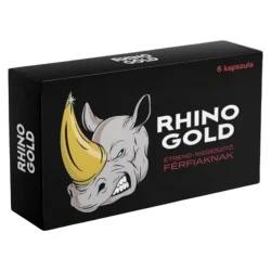 RHINO GOLD - potencianövelő étrend-kiegészítő férfiaknak (6 db)
