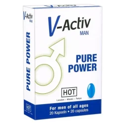 V-Active - potencianövelő étrend-kiegészítő férfiaknak (20 db)