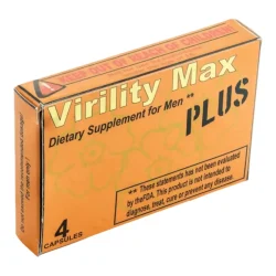 Virility Max Plus - potencianövelő étrend-kiegészítő férfiaknak (4 db)
