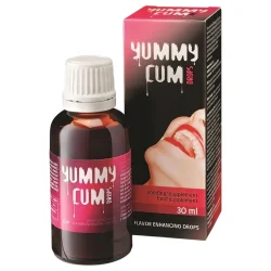 Yummy Cum Drops - spermaíz-javító étrend-kiegészítő csepp férfiaknak (30 ml)