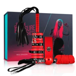 Bedroom Fantasies Secret Pleasure Chest Dragon - BDSM szett (10 részes)